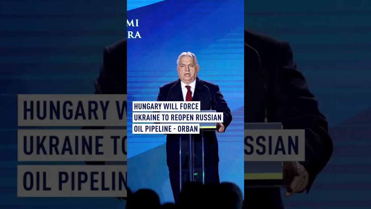 Orban vows pressure on Ukraine over Druzhba oil pipeline