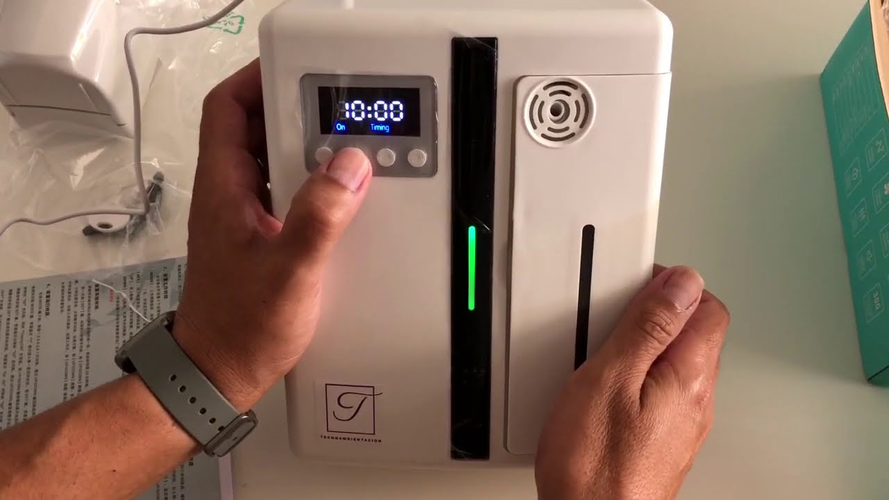 ✅ Programar FÁCIL y RÁPIDO una máquina Nebulizadora para ambientador🌺