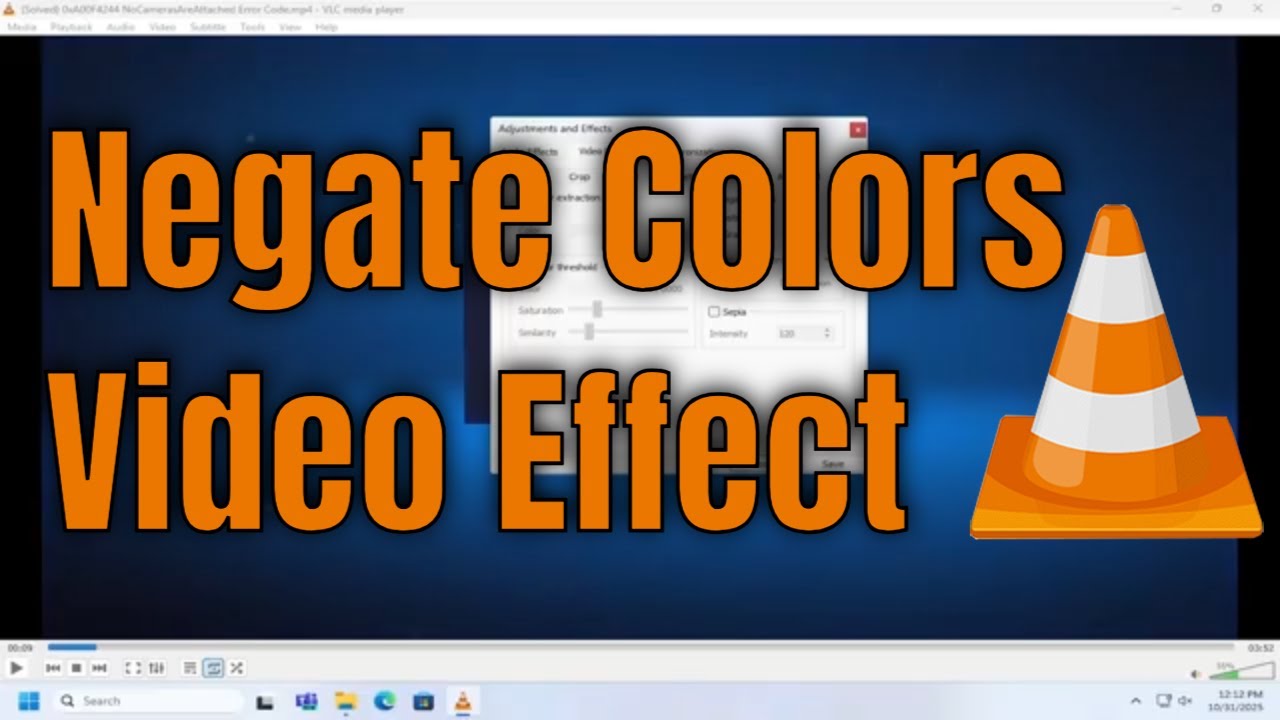 How To Enable Negate Colors Video Effect on VLC Media Player [Guide]