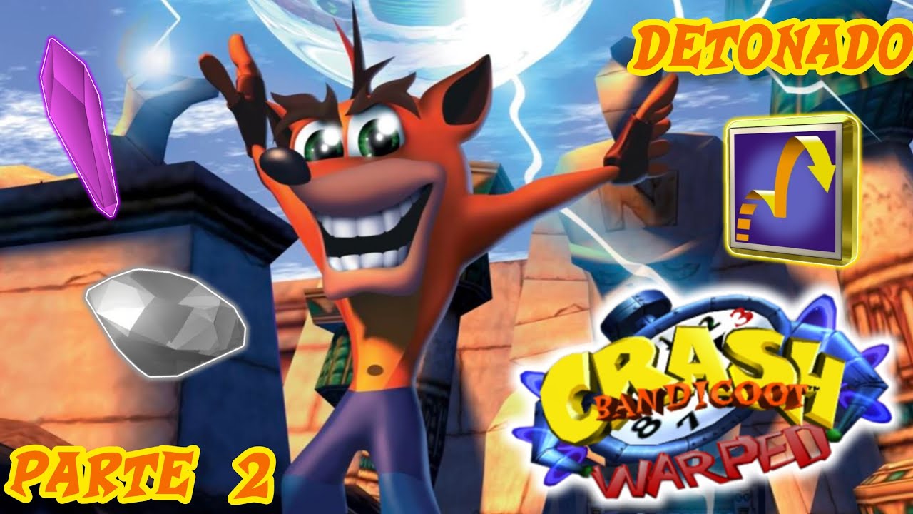 DETONADO DE CRASH BANDICOOT 3 WARPED (105%) PARTE 2: DERROTANDO O DINGODILE #viral #jogos #crash  