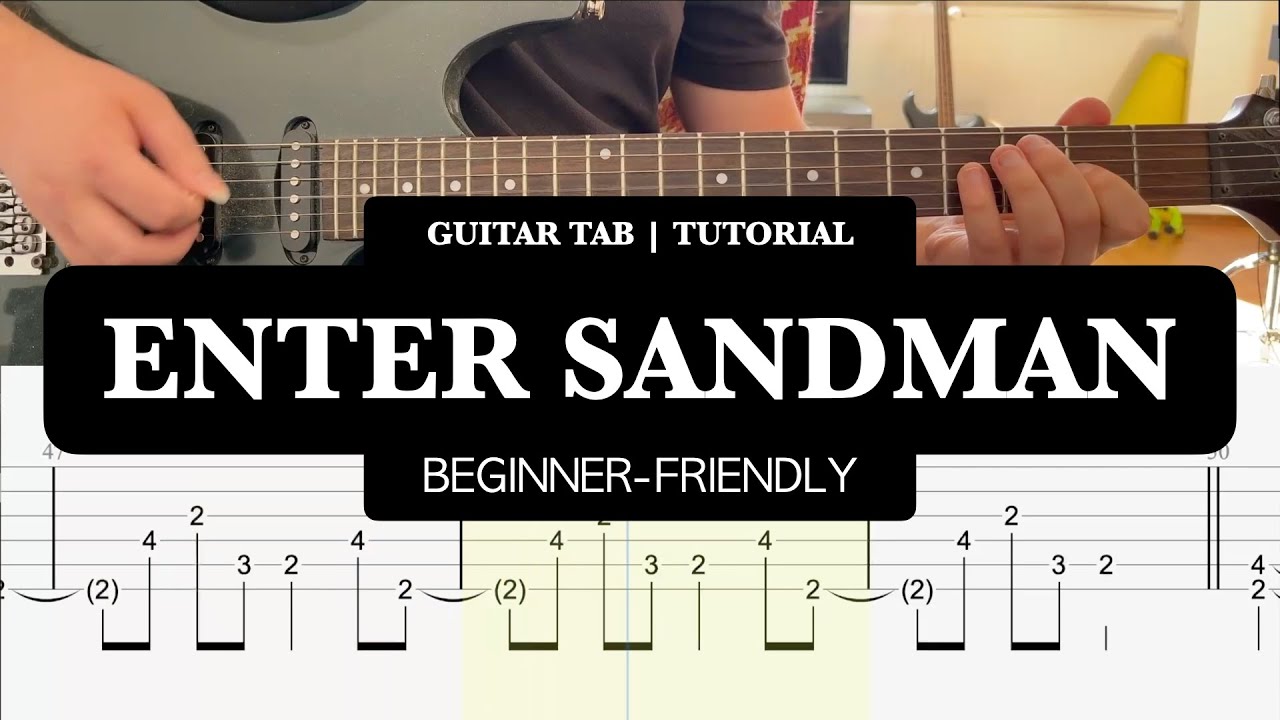 Metallica - Enter Sandman | EASY TAB | Lesson | Tutorial