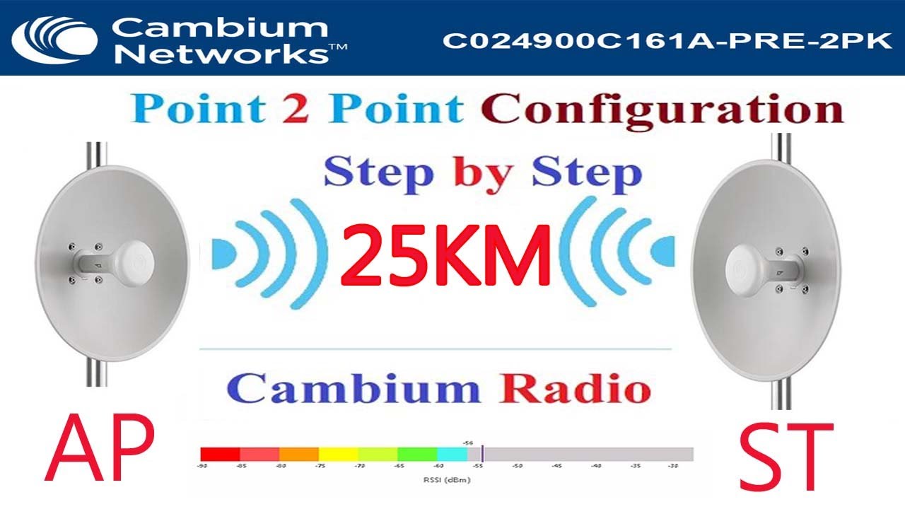 ePMP 1000 cambium network radio configuration || point to Poin ||wireless radio configuration