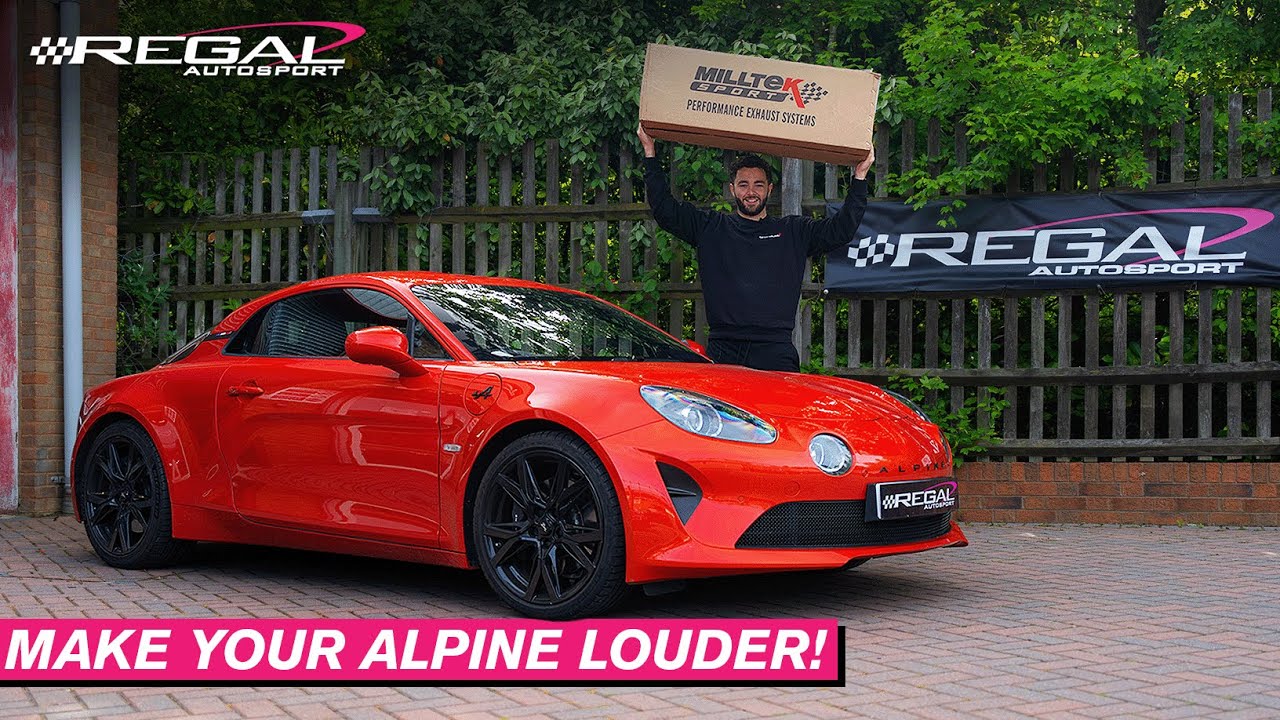 HOW TO IMPROVE THE EXHAUST SOUND OF YOUR ALPINE A110