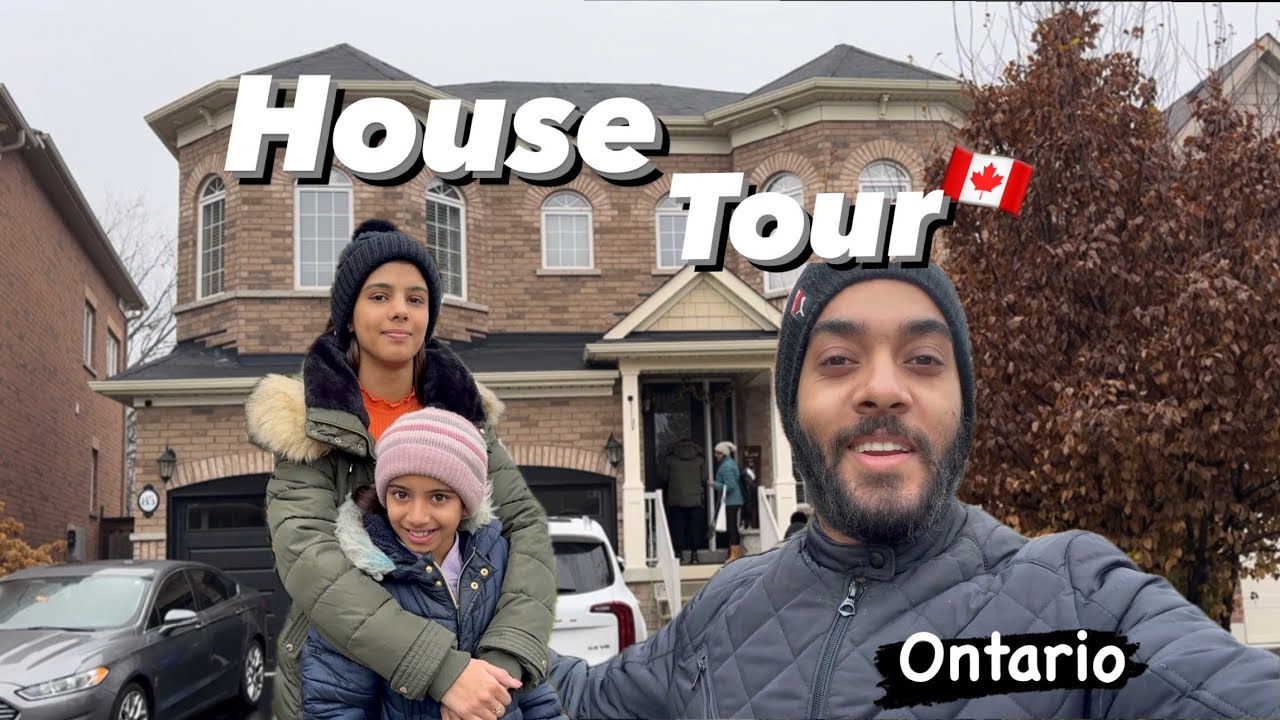 House Tour in GTA Ontario | 5 Bed 3.5 Bath | Furnished Basement | Canada