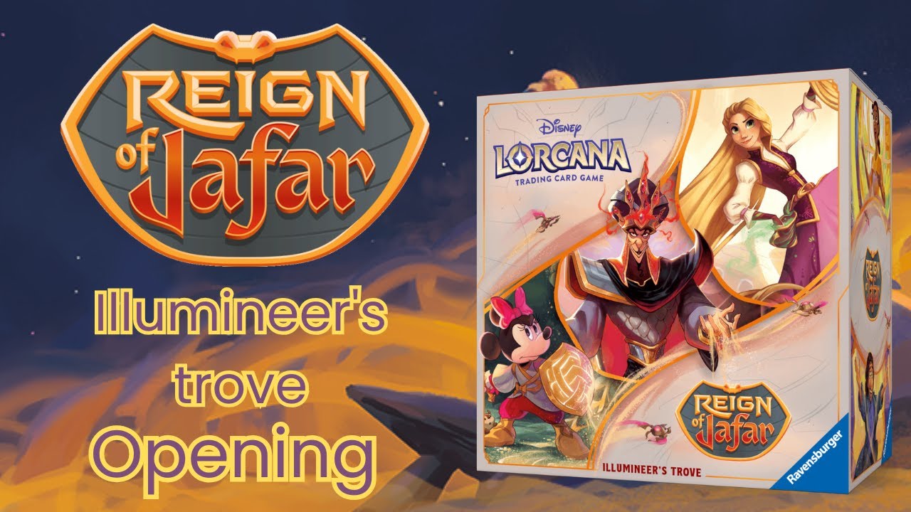Lorcana Reign of Jafar Illumineer's Trove Opening!