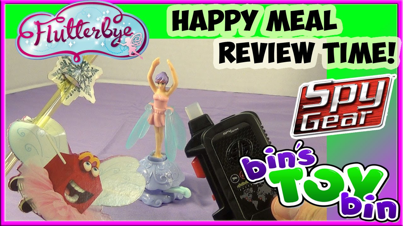 Flutterbye & Spy Gear (2014) Happy Meal Review Time + SHOUT OUTS! by Bin's Toy Bin