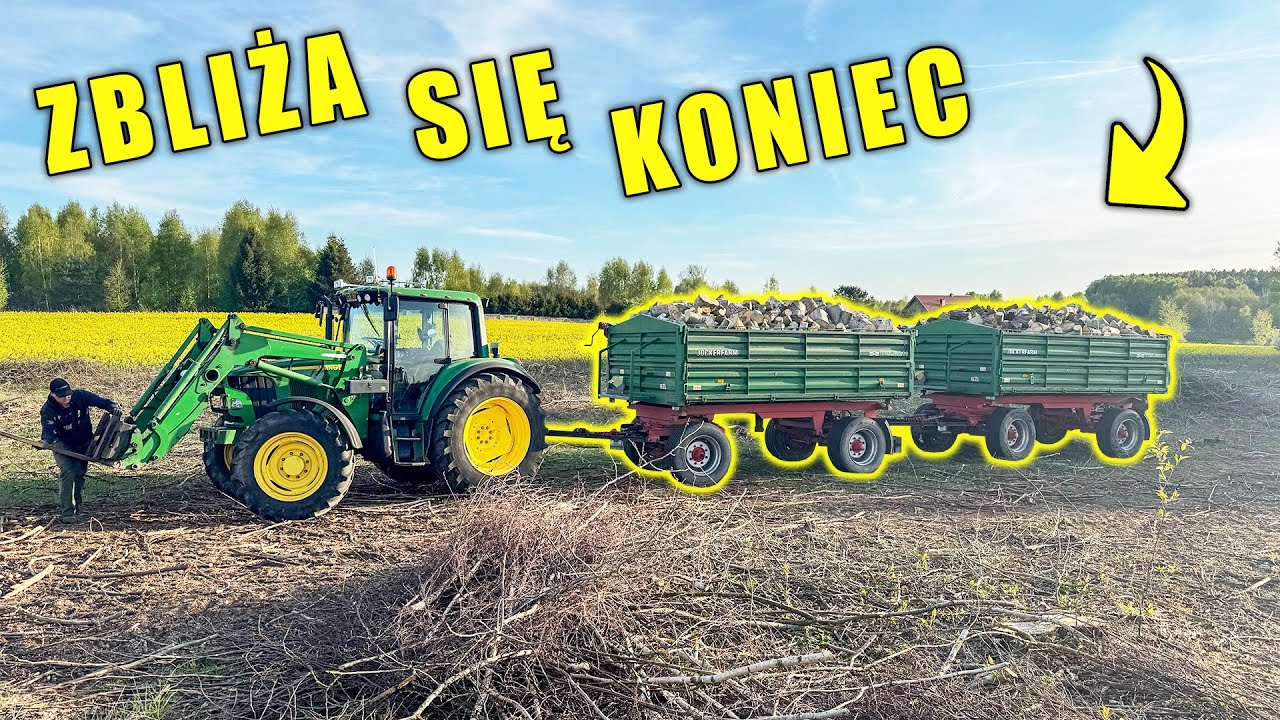 PORZĄDKI NA DZIAŁCE KU KOŃCU - Nie spodziewaliśmy się że tyle drewna będzie!