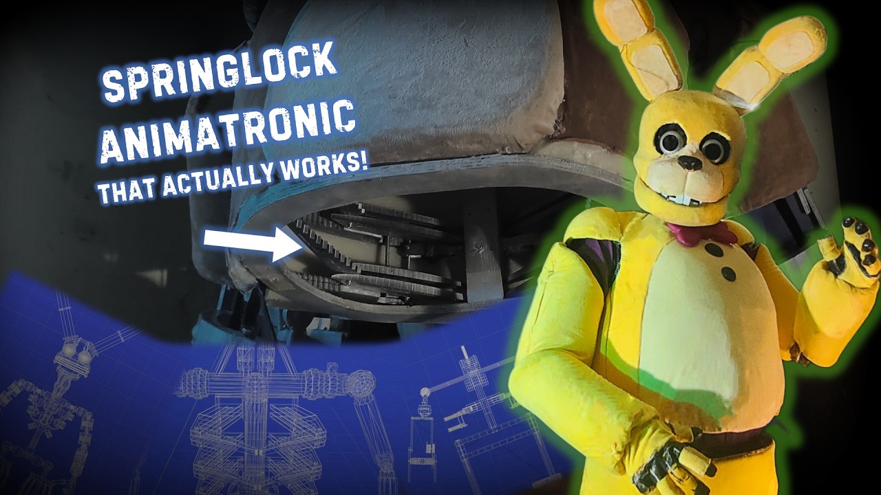 Я создал улучшенный пружинный костюм! [FNAF]