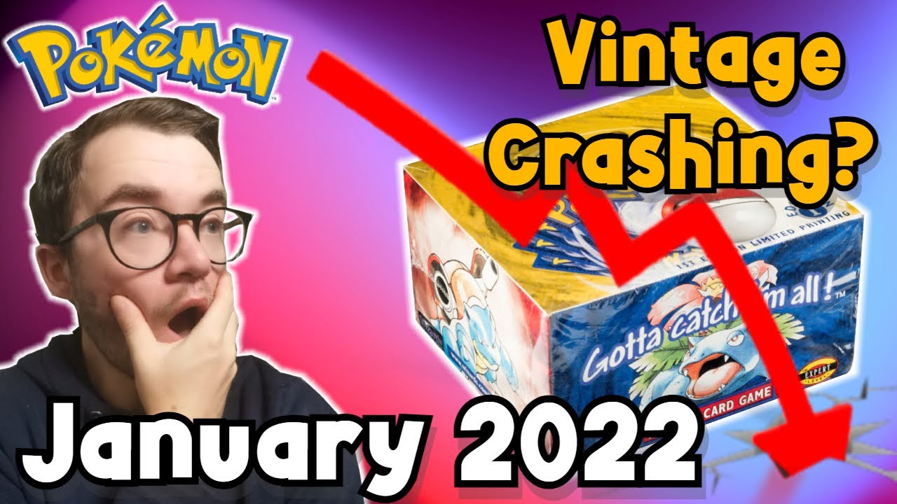 Are YOU Losing Money? The Vintage Pokemon Market Crashing | Pokemon Investment 2022