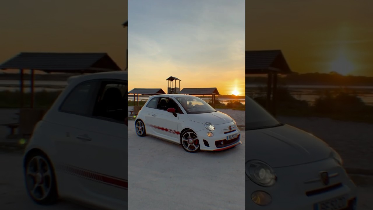 Altera&ccedil;&atilde;o conclu&iacute;da das molas de origem para as novas molas H&R no Abarth 500