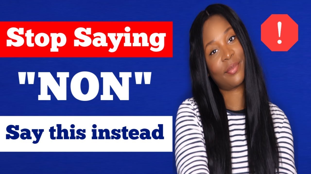 Stop saying 