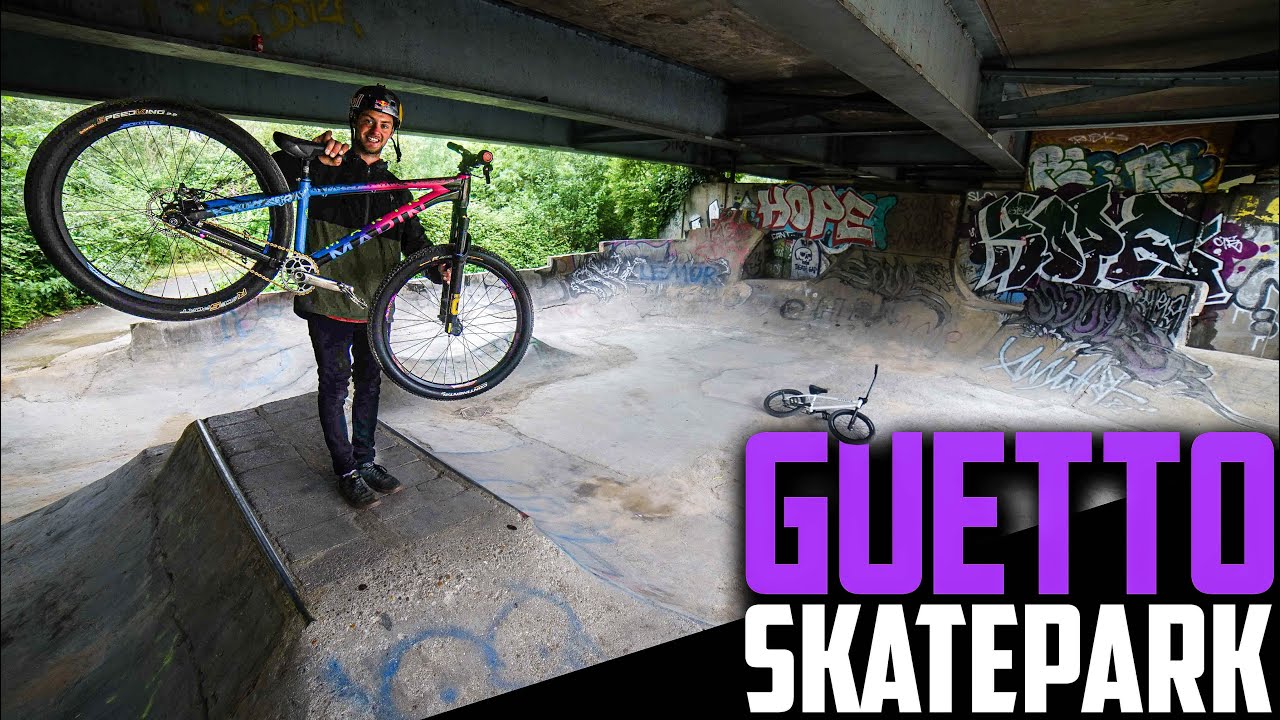 RIDING THIS SECRET UNDERCOVER GHETTO SKATEPARK!!