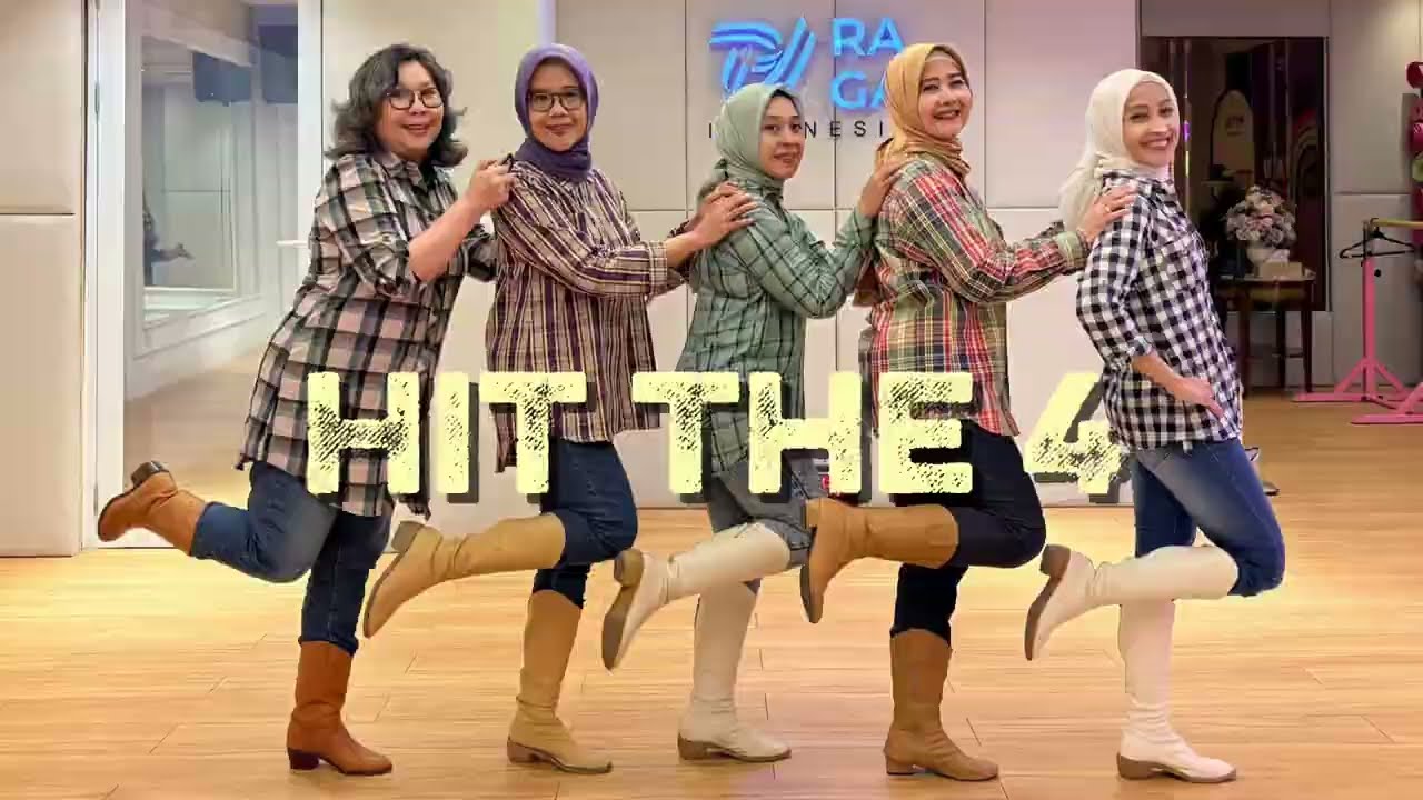 Hit The 4 - Line Dancers // Rob Fowler & Colin Ghys