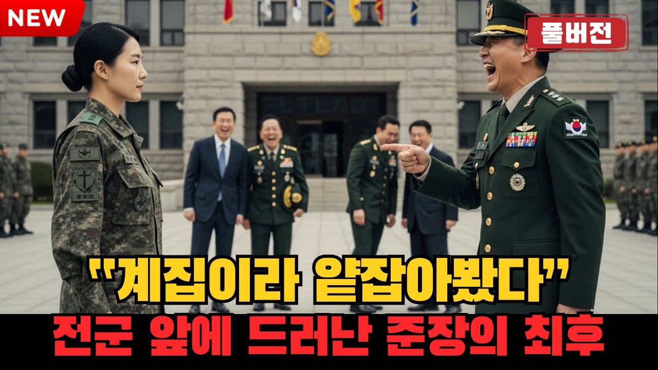 “계집이라 얕잡아봤다” 707특임대 출신 최연소 여성 군단장을 모욕한 악질 준장… 결국 전군 앞에서 드러난 그의 최후