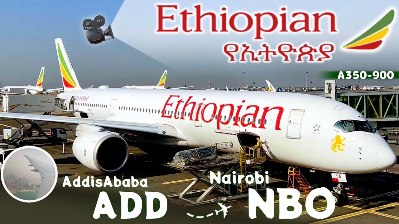 Ethiopian Airlines A350-900 from AddisAbaba to Nairobi in Economy Class