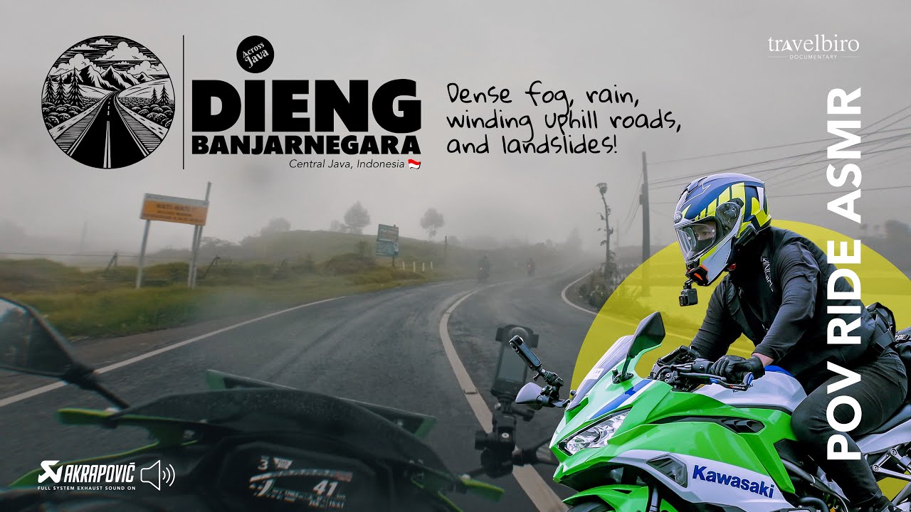 Epic Motovlog to Dieng Highlands | Kawasaki ZX25RR with Akrapovic Exhaust | Indonesia POV Ride