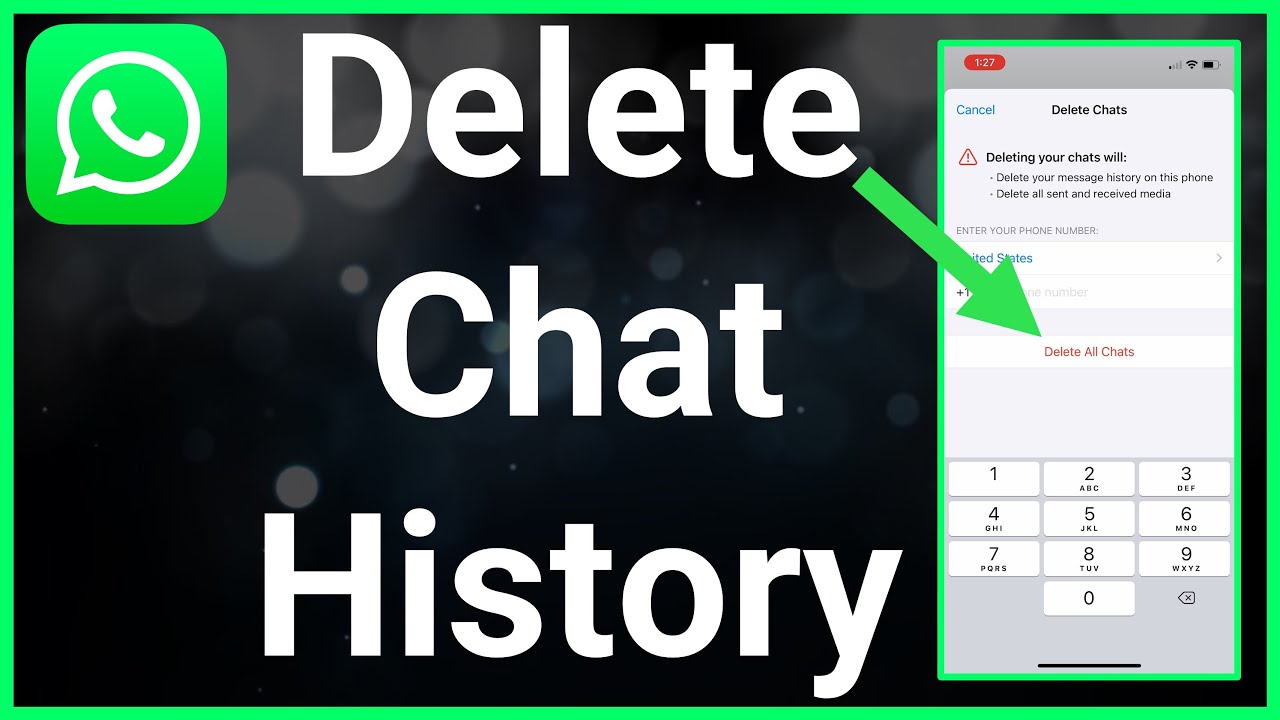 How To Delete WhatsApp Chat History