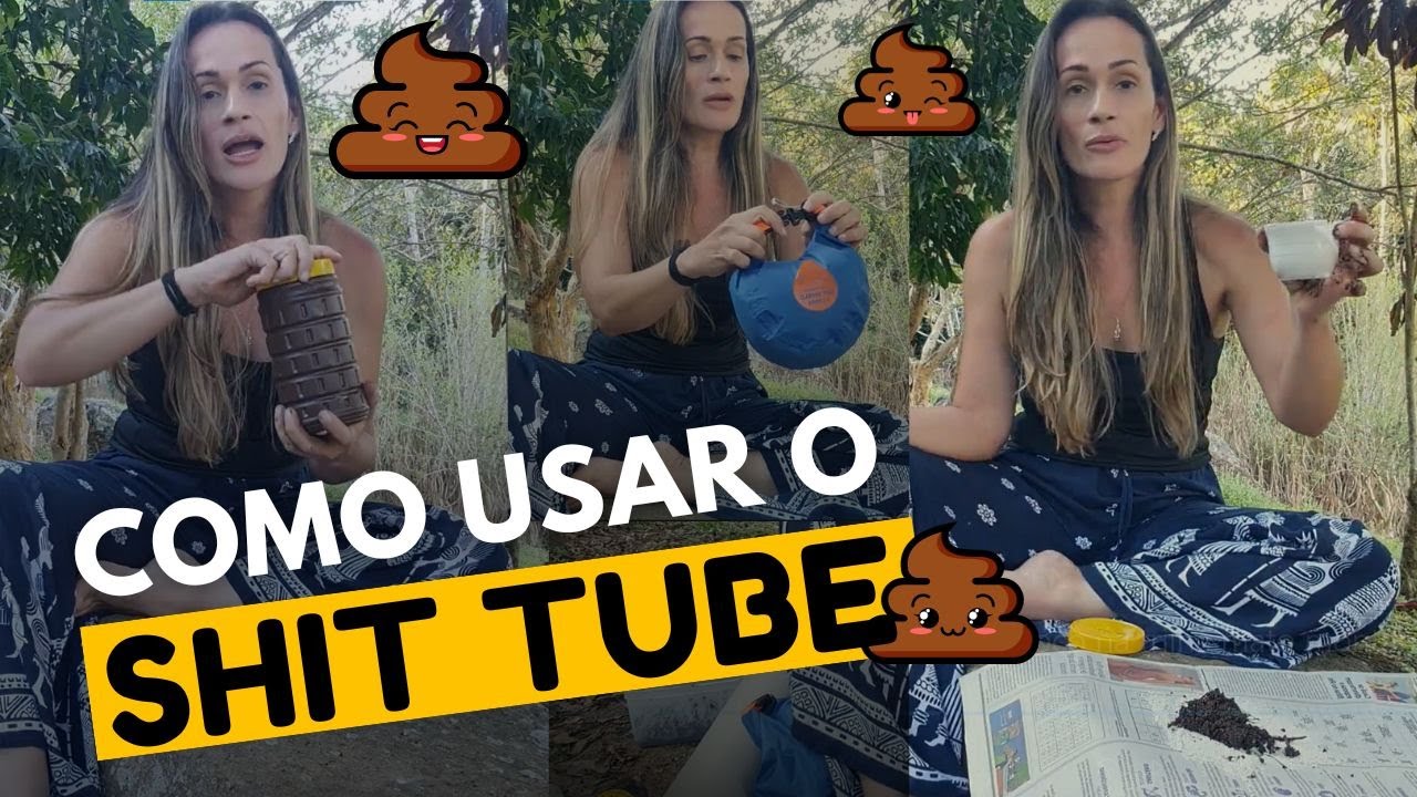 SHIT TUBE: O QUE É, COMO FAZER E USAR PARA FAZER COCÔ NO MATO