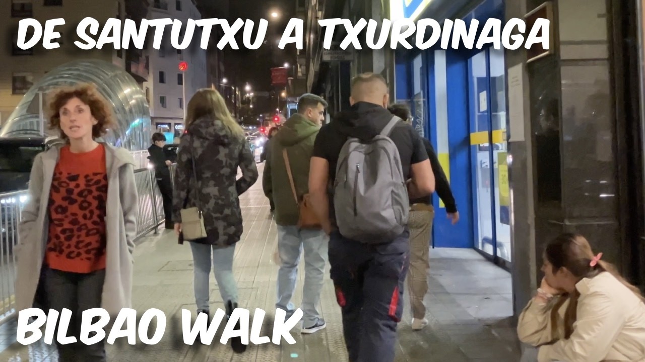 Caminando de Santutxu a Txurdinaga. Bilbao Walk. 11 Noviembre 2024.