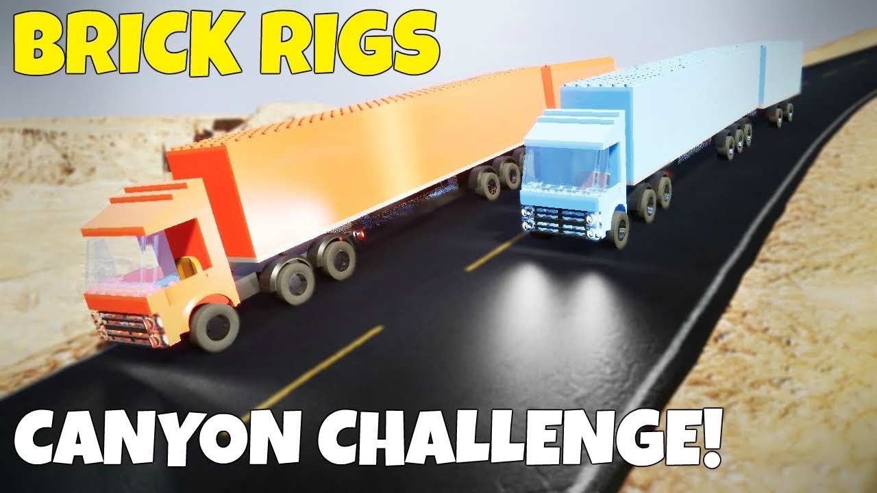 MULTIPLAYER ULTIMATE CANYON RACE CHALLENGE! - Brick Rigs Multiplayer Challenge