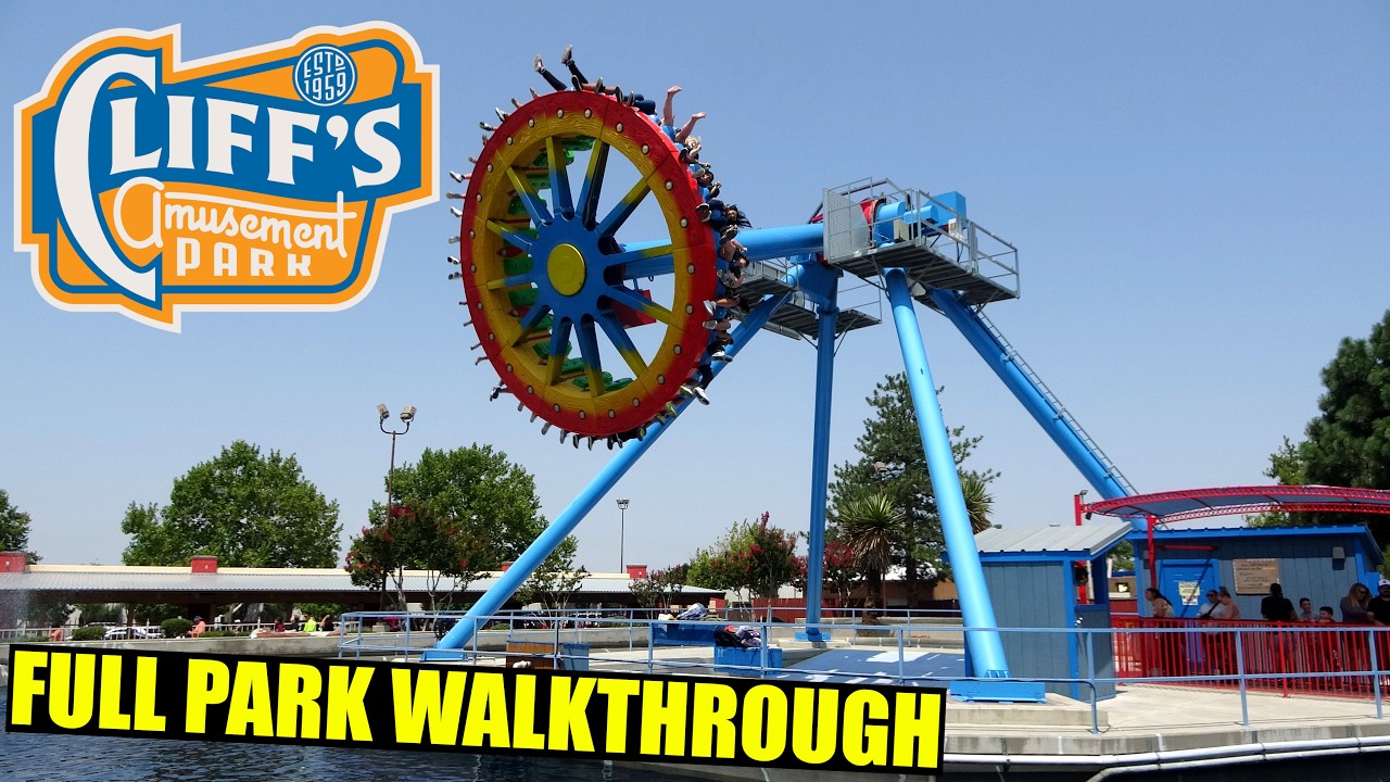 Cliff's Amusement Park (Albuquerque, NM) Full Park Walk Through with The Legend