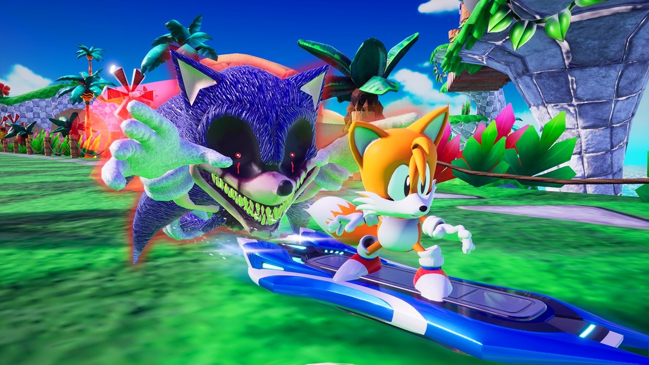 Sonic Racing CrossWorlds, но тебя преследует 2011X