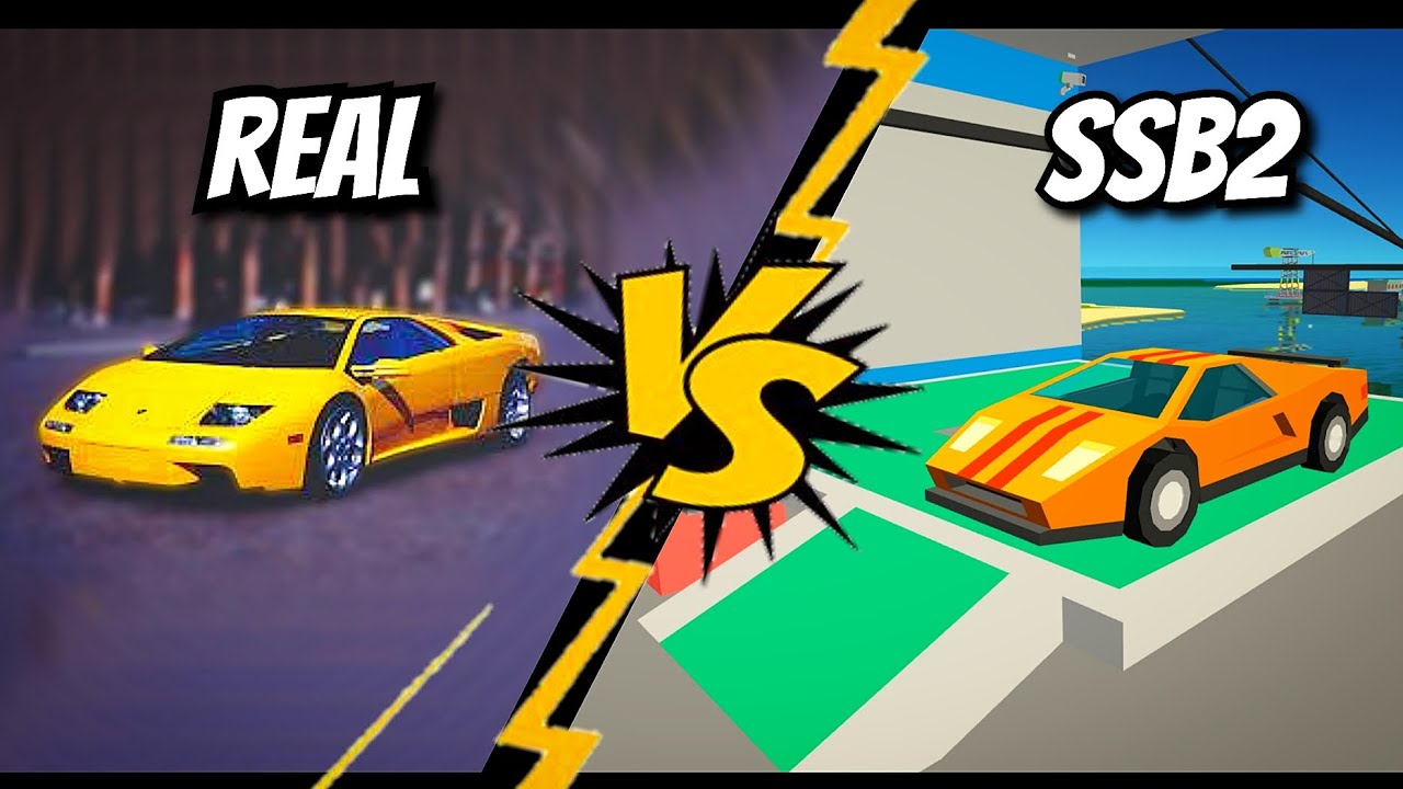 Simple Sandbox 2 - Real Life VS SSB2 Vehicles