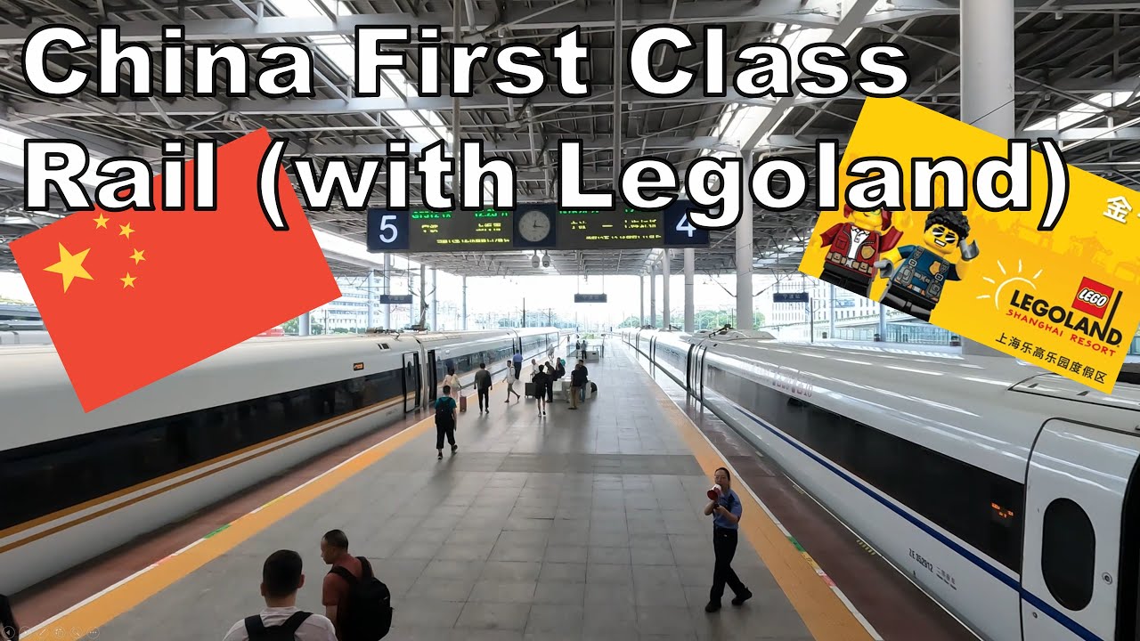 China Rail: First Class Trip from Ningbo to Shanghai passing the new Legoland Resort