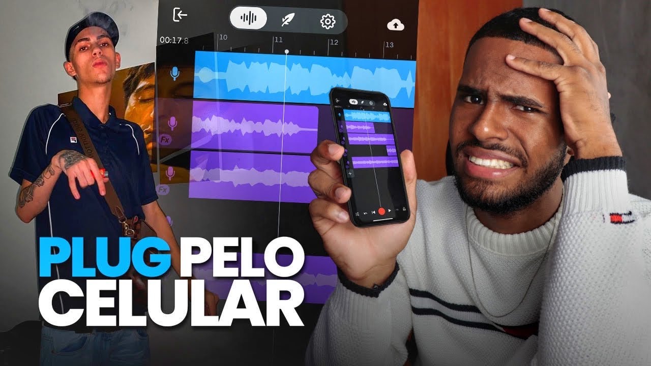 COMO FAZER UM PLUG ESTILO BROCASITO PELO CELULAR! Trap pelo BANDLAB
