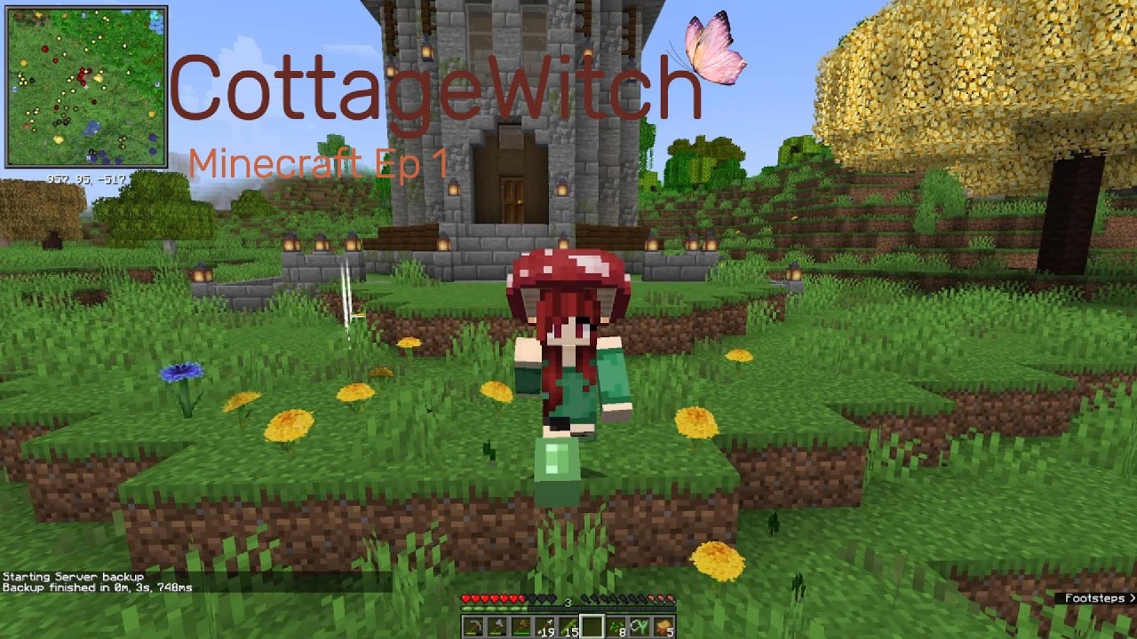 Cottage Witch Minecraft Episode 1