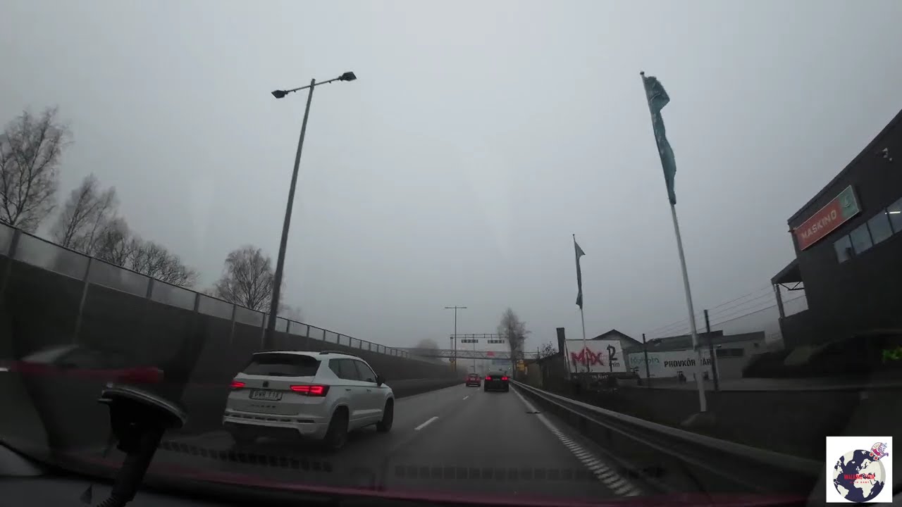 Winter Driving tour Göteborg Sweden 🇸🇪  2 hours of driving tour on the streets of Göteborg