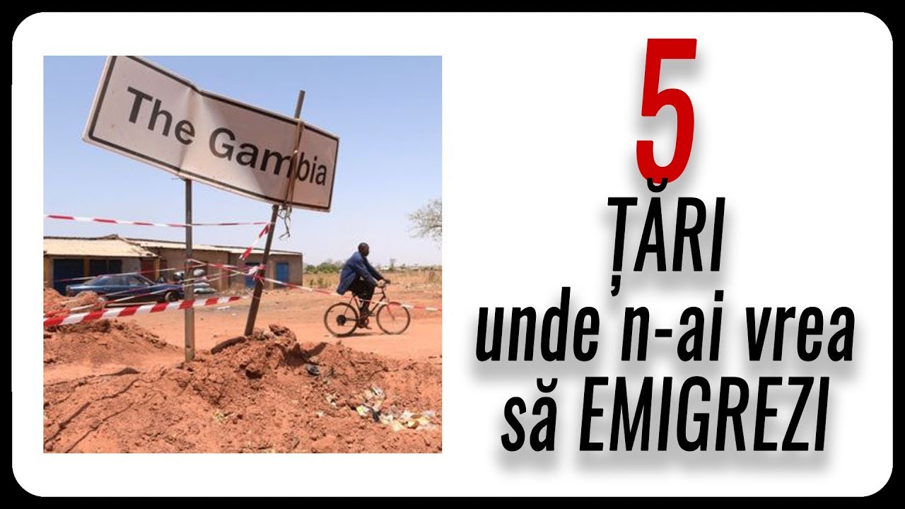 5 ȚĂRI unde n-ai vrea să EMIGREZI