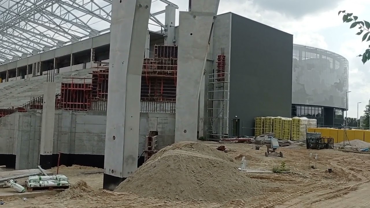 Budowa stadionu Radomiaka 17.08.2022