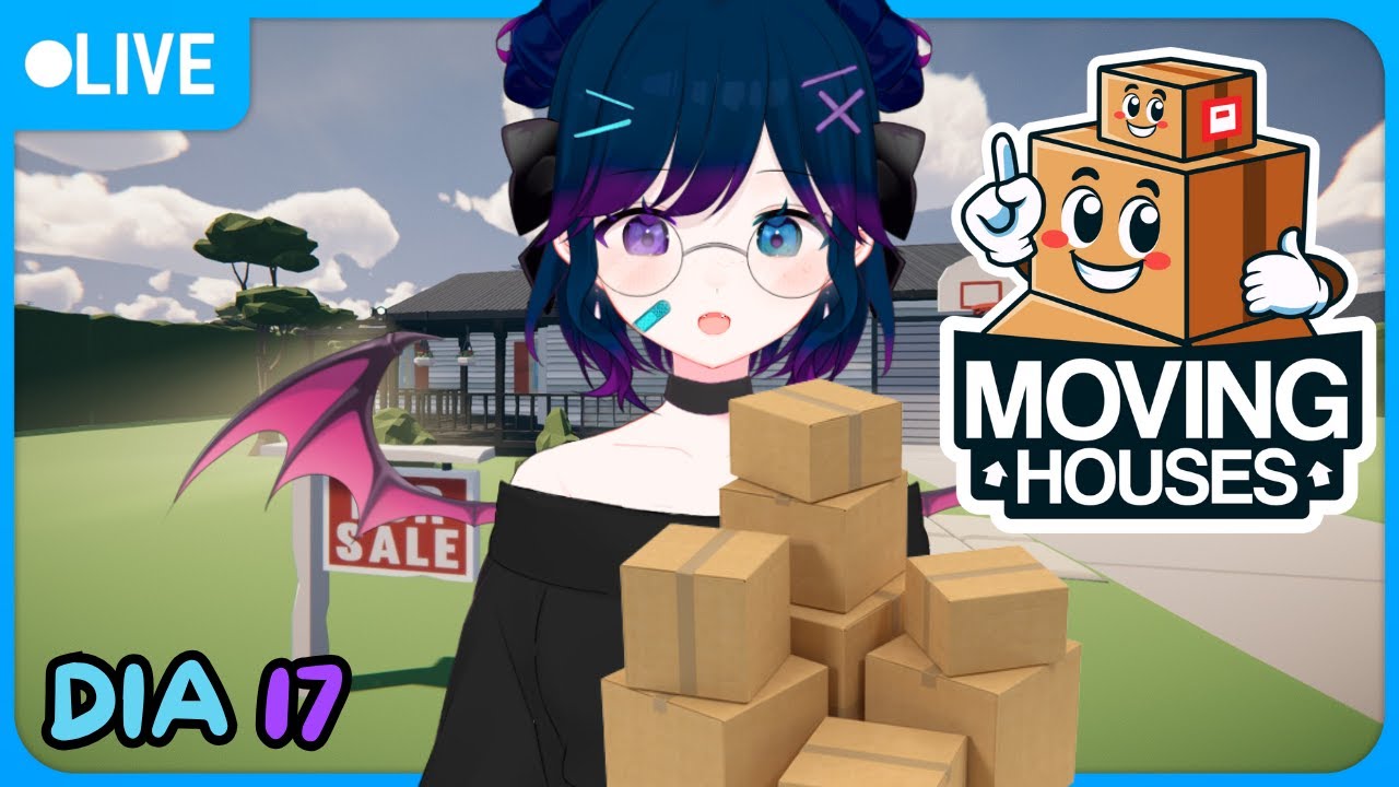 DOBRAHTHON #17 | Finalmente um jogo fofinho, sem nada de terror! Né? SEM TERROR NÉ? - Moving Houses
