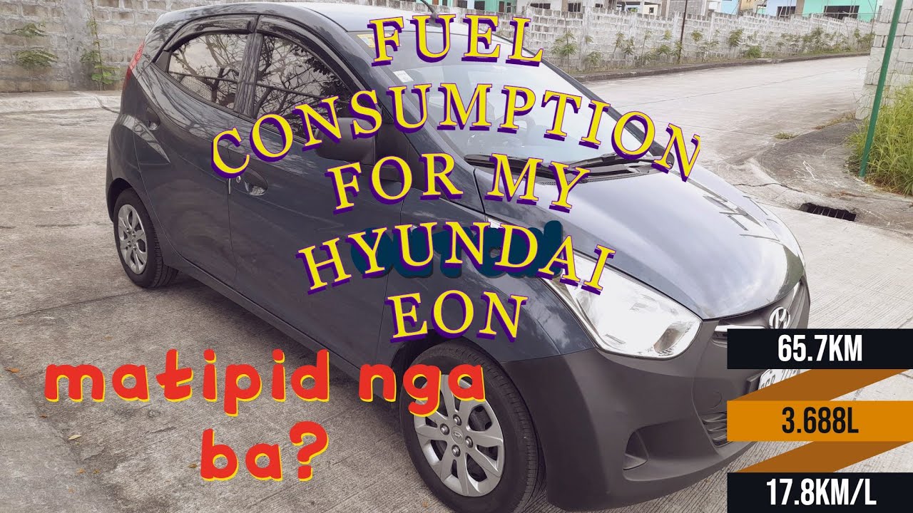 Full Tank Method Fuel Consumption | Hyundai Eon 2016 parang naka motor