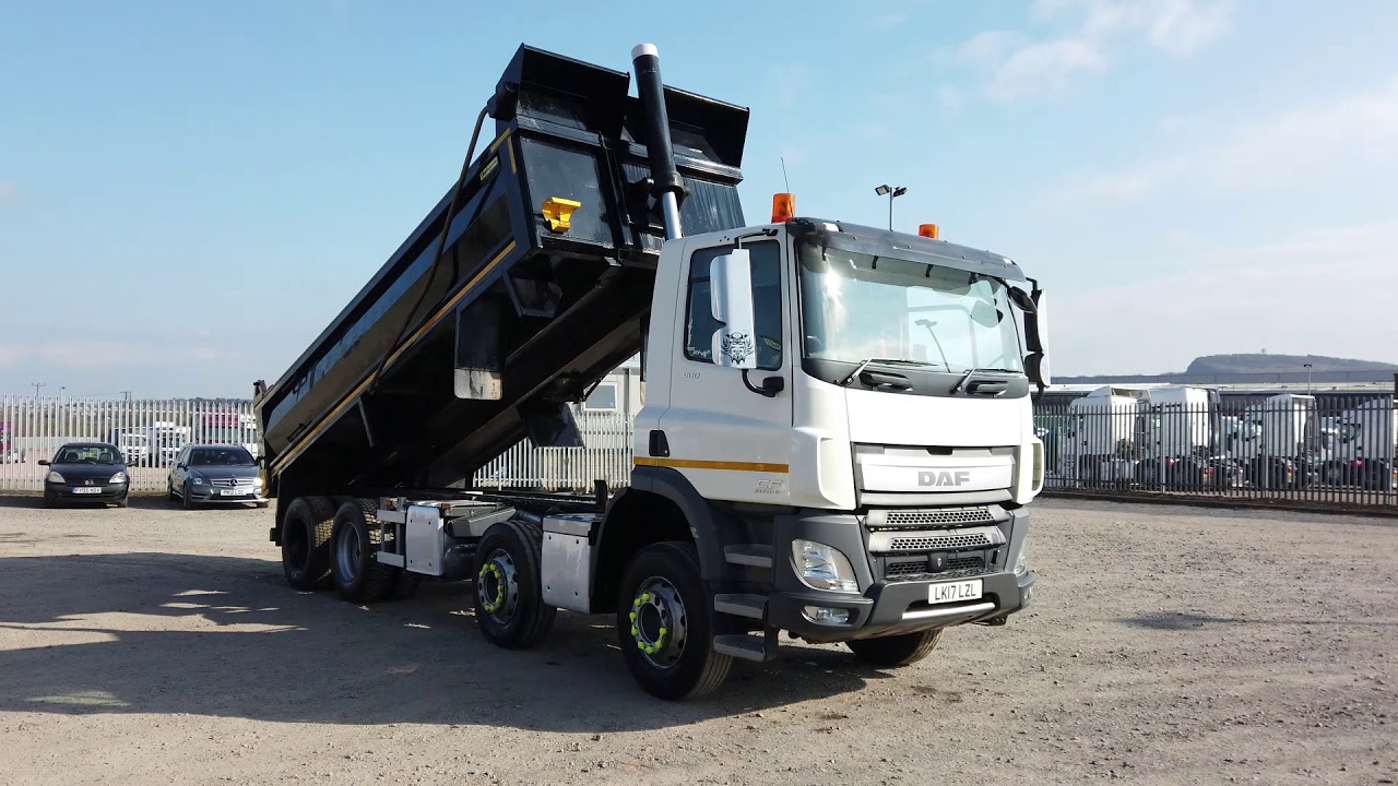 ULEZ Compliant Euro 6 - DAF CF *Eu-6* STEEL MUCKSHIFT TIPPER 2017 LK17 LZL