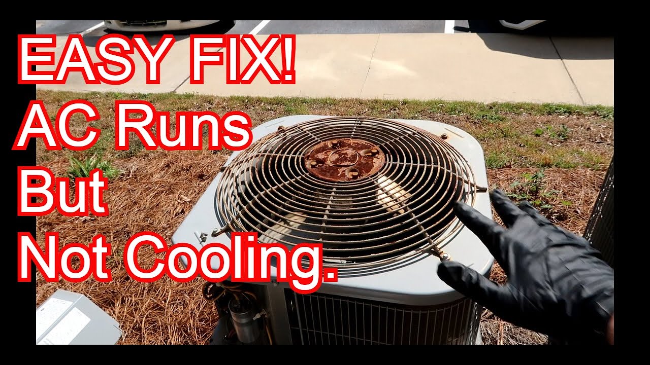 Air Conditioner Runs But Not Blowing Cold Air