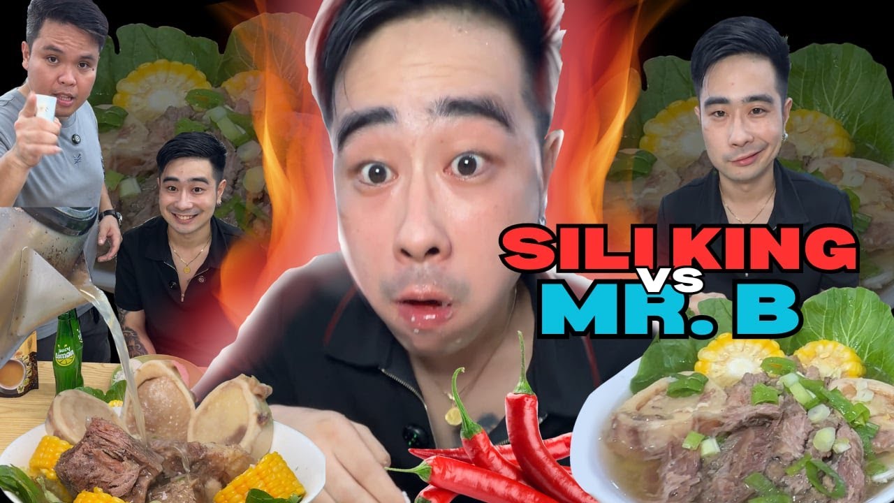 Spicy King Versus Bulalo Challenge ng Mr B at Samyang Buldak Noodles