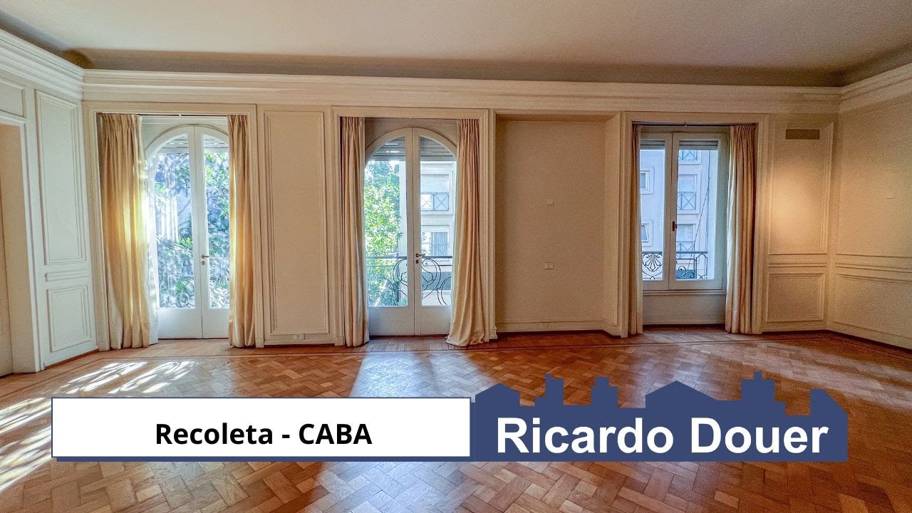 Espectacular piso en RECOLETA