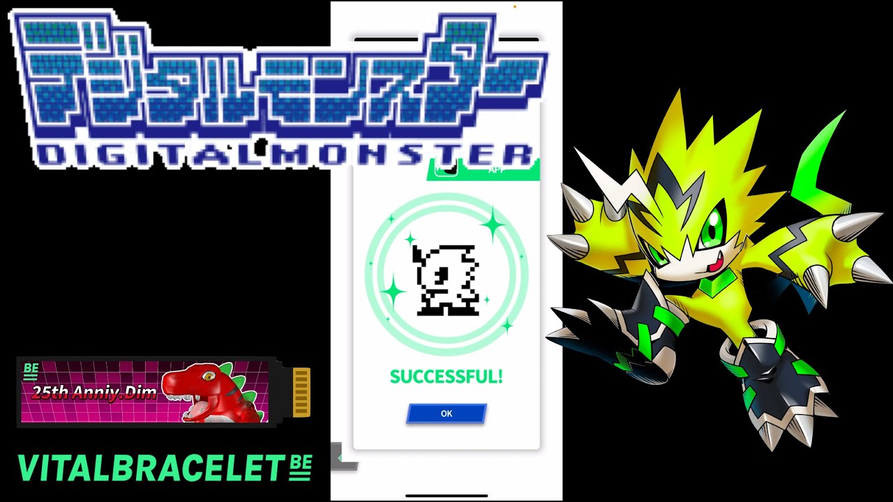 DIGIMON Vital Bracelet BE - PULSEMON || Digital Monster 25th Anniversary DiM Log 13