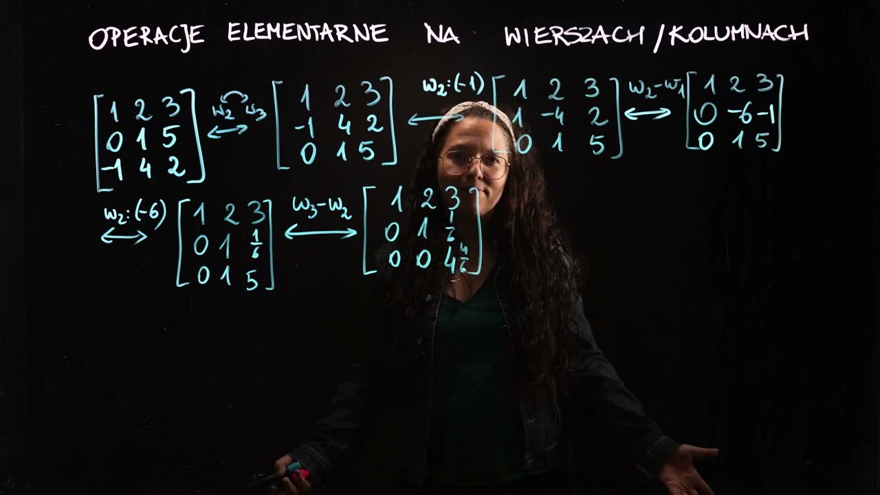 Metoda eliminacji Gaussa cz 1. i prosty przykład #9 WMS AGH