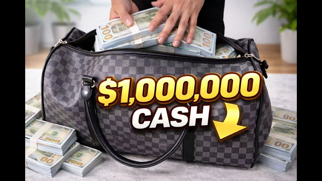 I found a bag full of Money 🎁 More than One million cash #dollar #cash #Money #million