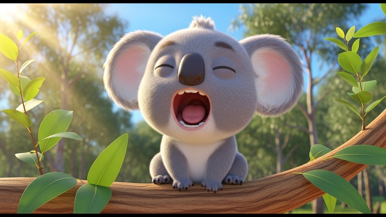 Baby Koala Climb Climb | Cute Animal Adventure Song | Preschool Sing Along