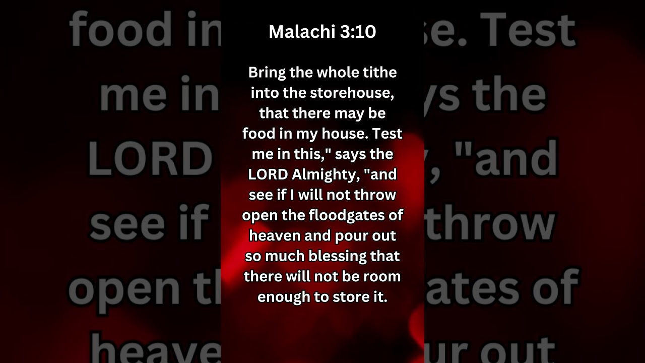 Journey of faith and spiritual growth | Malachi 3:10 #dailybread #dailyverse #dailybibleverse