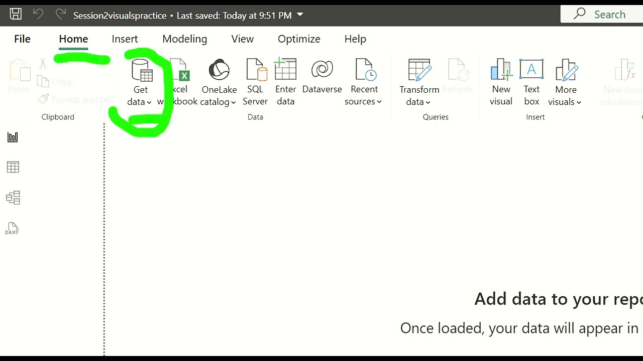 Importing Data in Power BI