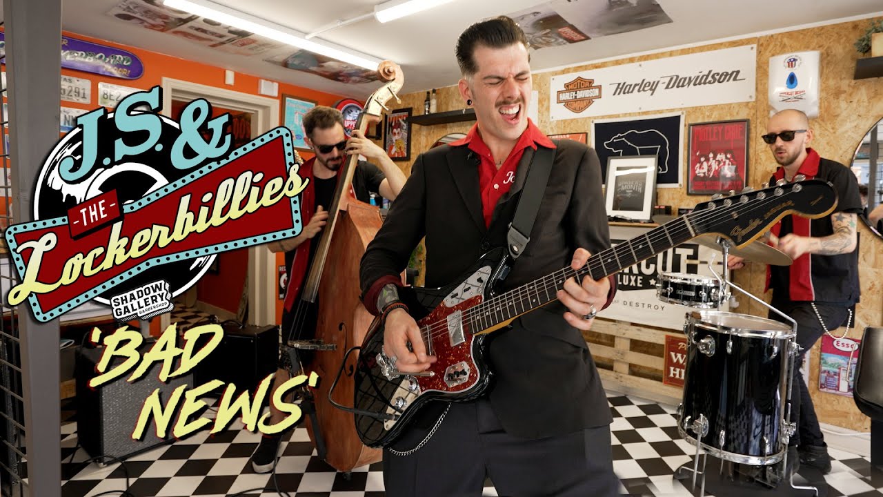 'Bad News' J.S & THE LOCKERBILLIES (Shadow Gallery Barber Shop) BOPFLIX sessions