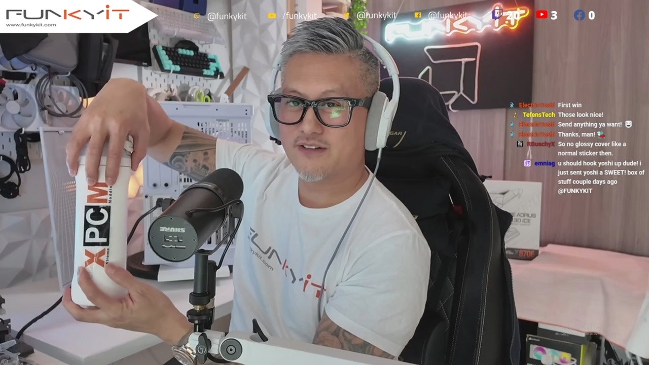 The Funky Kit Show LIVE Ep.370 - Corsair Galleon 100 SD, Virtual Private Network, PC Project Update