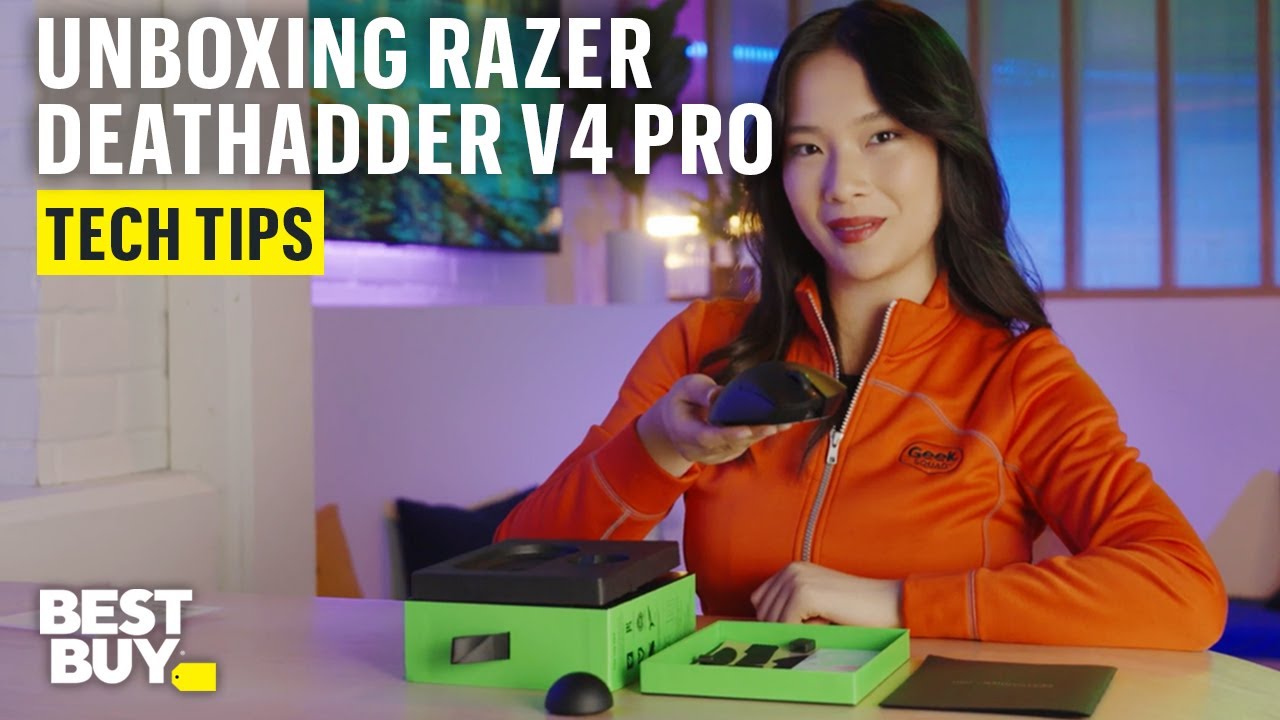 Unboxing the Razer DeathAdder V4 Pro &ndash; Tech Tips from Best Buy