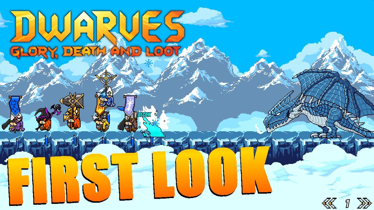 Dwarves: Glory, Death and Loot - Gameplay