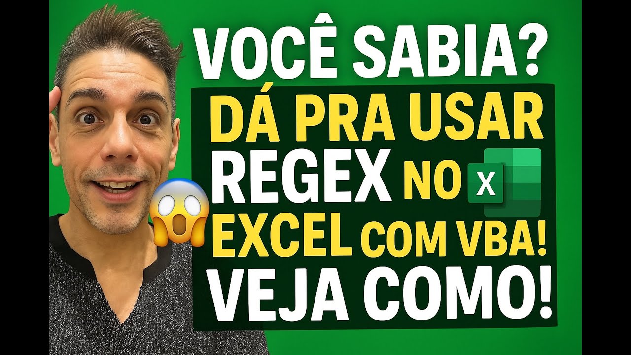 VOCÊ SABIA? DA PRA USAR REGEX NO EXCEL COM VBA! VEJA COMO